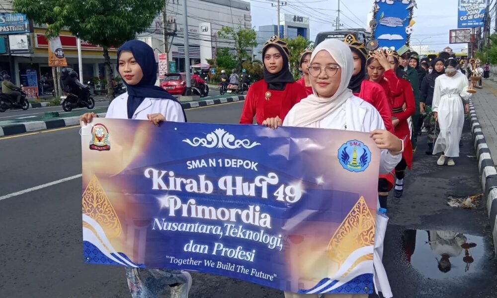 Kirab HUT ke-49 SMAN 1 Depok