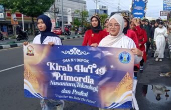 Kirab HUT ke-49 SMAN 1 Depok