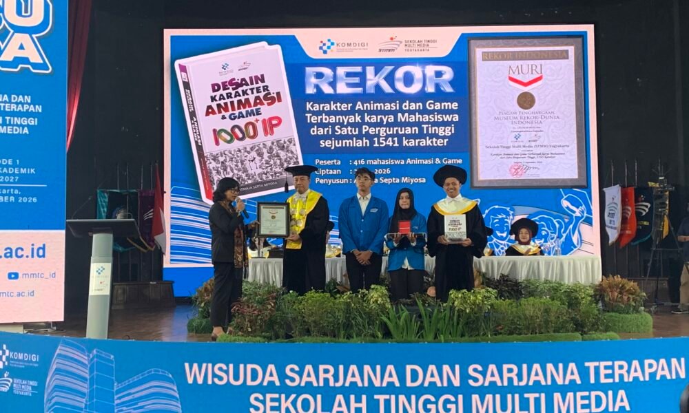 Pemberian rekor dari MURI untuk STMM "MMTC" Yogyakarta, Rabu (9/9/2026)
