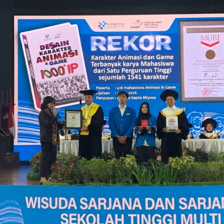 Pemberian rekor dari MURI untuk STMM "MMTC" Yogyakarta, Rabu (9/9/2026)