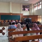 Sidang tuntutan Ketua Yayasan dan 11 Pengasuh Daycare Little Aresha di PN Kota Yogyakarta, Senin (12/10/2026) (Foto: Istimewa)